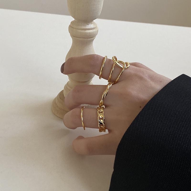 Модные винтажные золотые кольца, набор, кольцо с полым крестом для женщин, ювелирные аксессуары