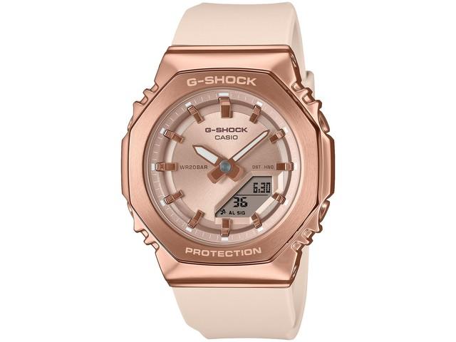 Casio G-SHOCK GM-S2110PG-4AJF Металлический корпус Аналогово-цифровые Женские часы Резина НОВЫЕ