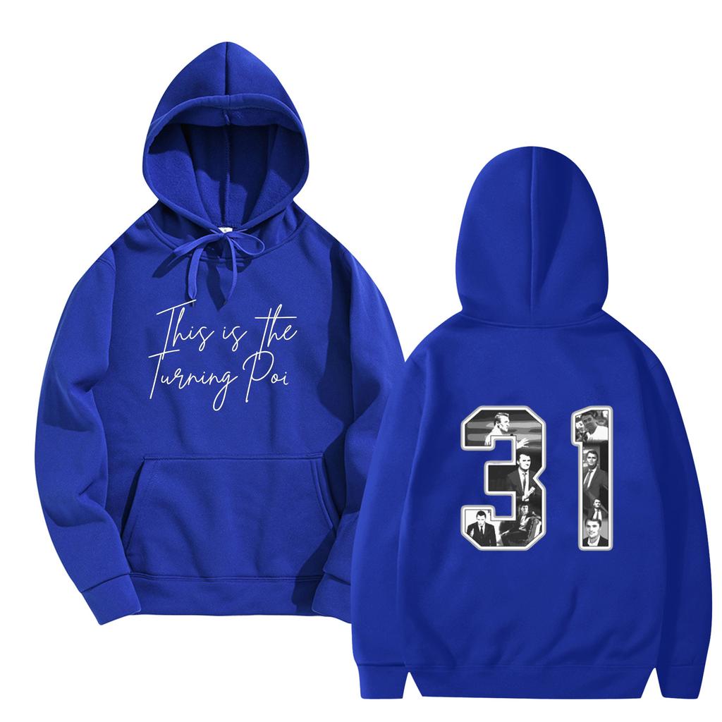 Women's And Men's Fashionable Hooded Long Sleeved Printed Casual Pullover Unisex Sweatshirt Top