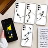 Абстрактная фигура Футбольная поддержка Чехол для телефона Для Samsung S25,S24,S21,S22,S23,S30,Ultra,S20,Plus,Fe,Lite,Note,10,Черный Чехол