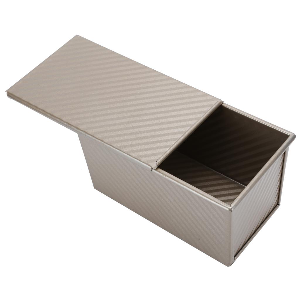 Форма для хлеба, коробка, золотистая, бытовая, антипригарная, форма для выпечки с крышкой, кухонные принадлежности