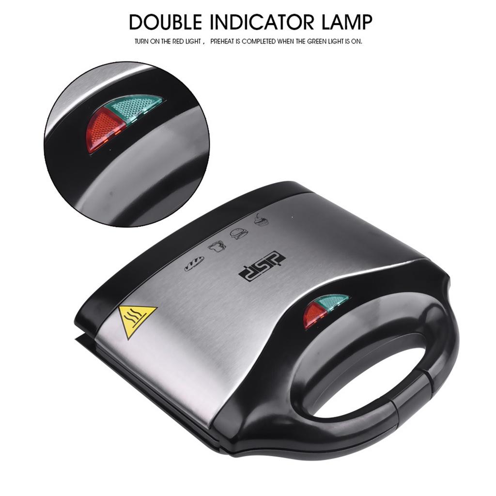 750 Вт 220-240 В Сэндвичница Тостер Машина 50-60 Гц Вафельница Духовка для яичного пирога Завтрак Тостер Машина Барбекю Стейк Нержавеющая сталь 220-240 В