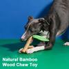 Игрушка для жевания собак в форме бамбука, молярная палочка для агрессивного жевания, неразрушимая