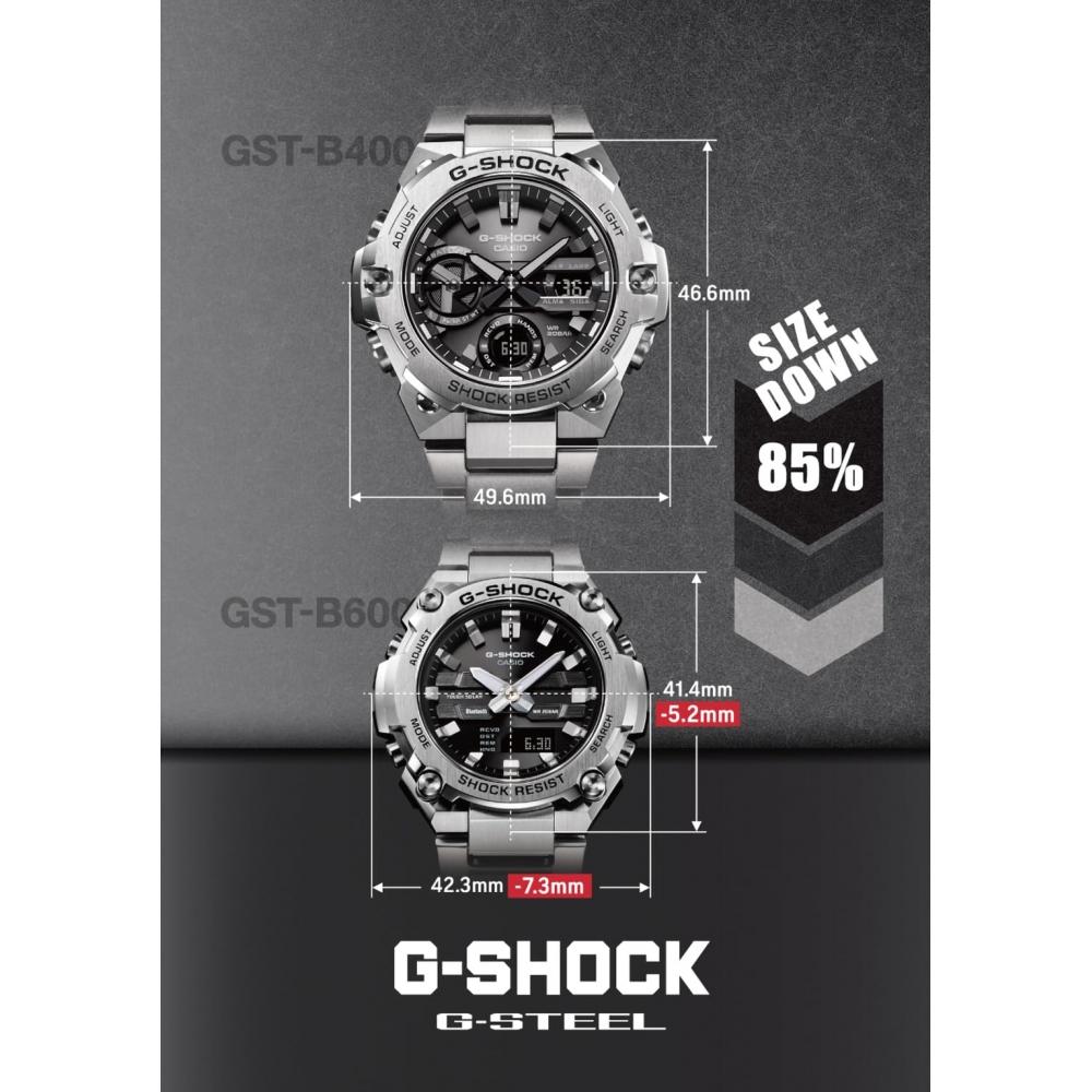 [Casio] Часы G-Shock G-STEEL Bluetooth с солнечной батареей GST-B600-1AJF мужские черные