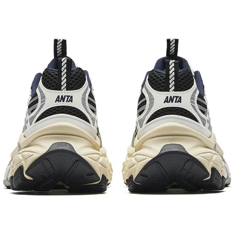 Anta Fuyou Удобные Повседневные Простые Амортизирующие Нескользящие Теплые Низкие Кроссовки Папины Кроссовки Женские Белые Серебристые Черные 122518899-1