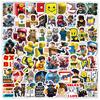 Наклейки Roblox 100 шт. Мультяшные Игровые Водонепроницаемые Виниловые Наклейки Для Ноутбука Бутылки С Водой Скейтборда Дневника Детей Подростков DIY Декор