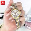 OLEVS Original Women‘s Gold Watch Ladies Analog Quartz Elegant Diamond Wristwatch Waterproof Luminous Women Watches