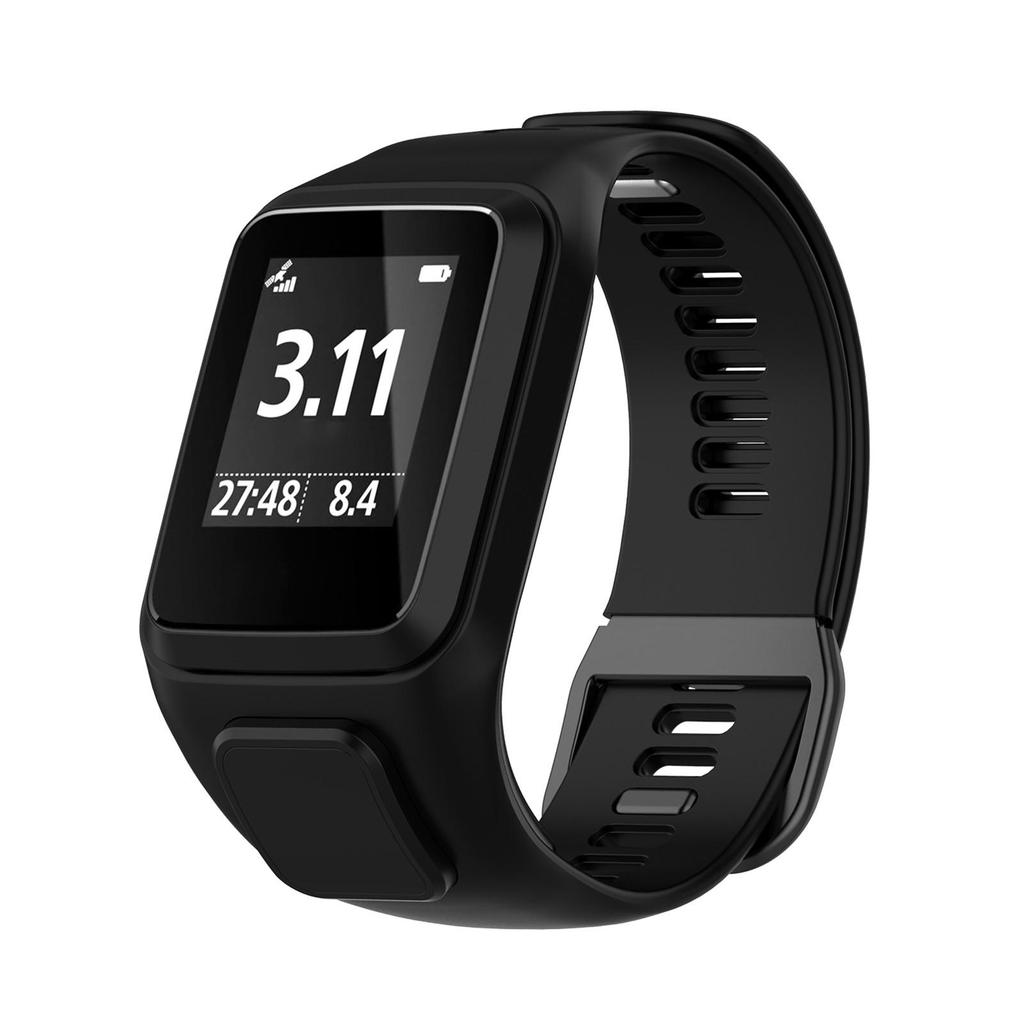 Совместимый с TomTom Smart Bracelet Strap Совместимый с Tom Tom Runner23 Spark Silicone