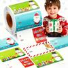 500Pcs 5x3.8cm Christmas Gift Tags Self Adhesive Snowman Santa Elk Christmas Festive Seal Labels