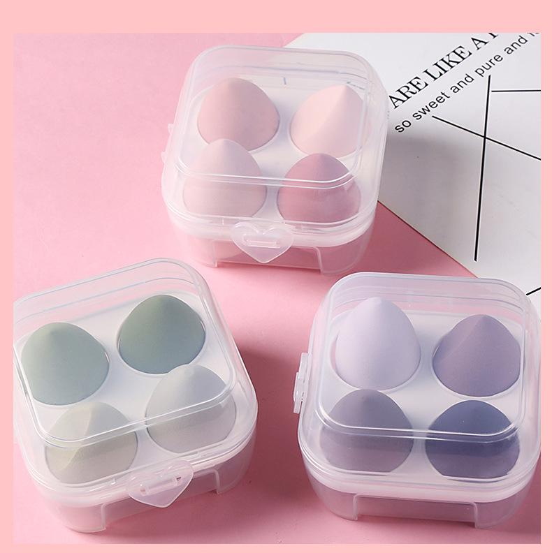Beauty Makeup Sponge Set: Water Drop & Bevel Cut Powder Puffs