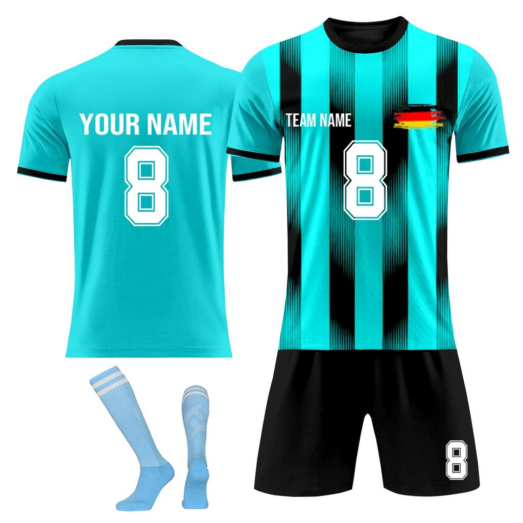 Personalised Shirts Kit Mens Girls With Name Number Custom Football Jerseys For Boys Training Suit