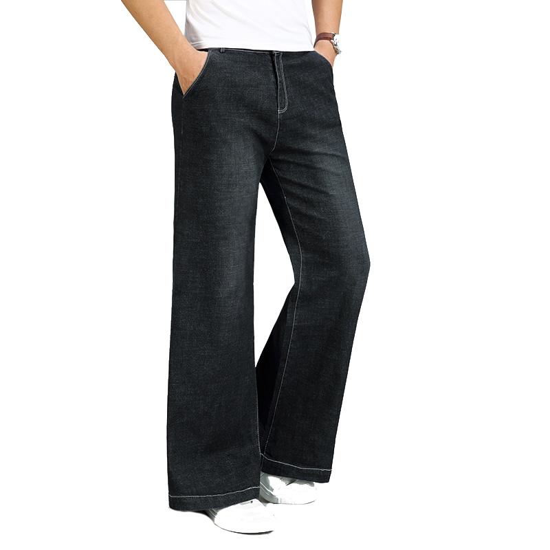 Мужские эластичные расклешенные джинсы Мужские расклешенные брюки из микроденима Классические джинсы Ddesign