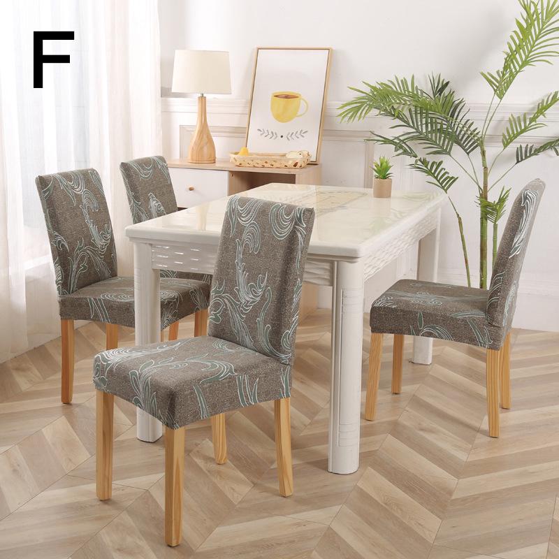 1 шт., универсальный чехол на стул для ресторана с цветочным принтом, эластичный чехол на стул из спандекса, офиса, отеля