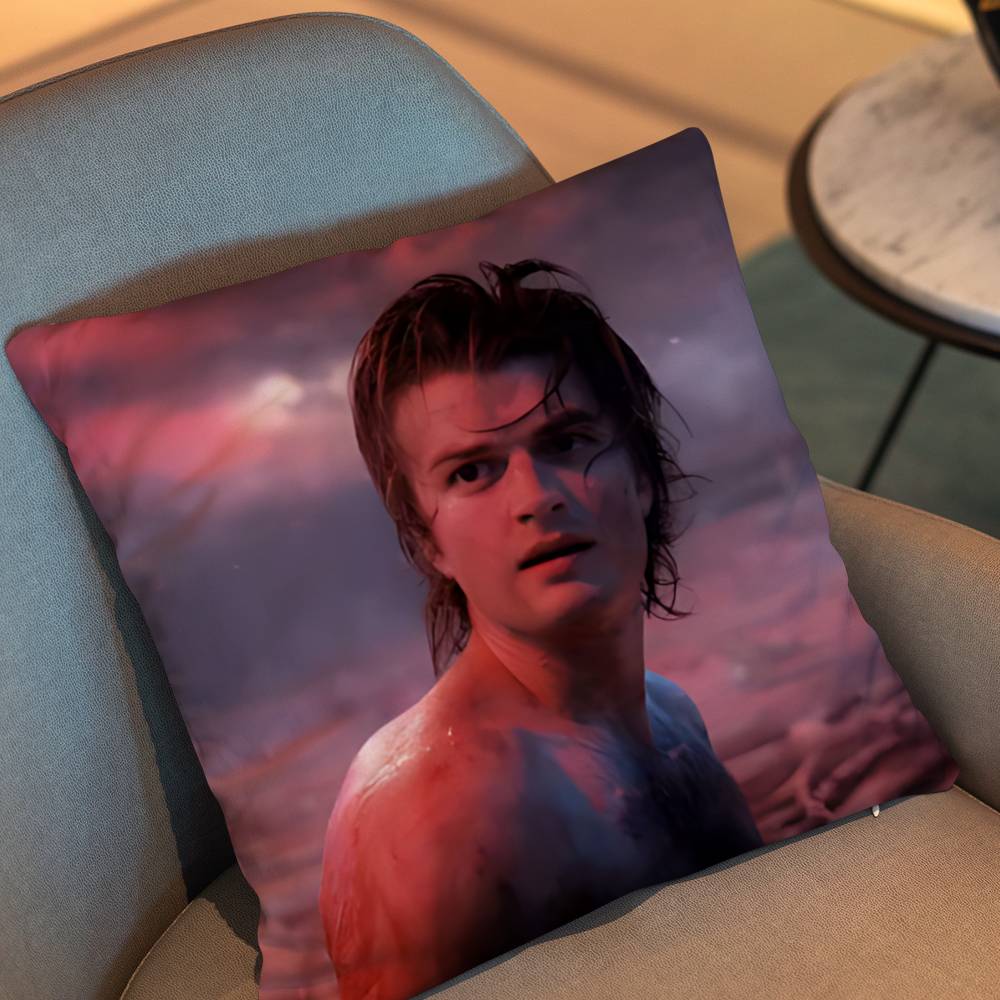 J-Joe Keery Movie Cold Storage Pillow Case Pillow Case Living Room Sofa Cushion Cover Suitable For Home Bedroom Room Decoration