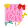 Bows Silicone Fondant Molds Mini Cartoon Butterfly for Cake Baking Cupcake Decoration Tool DIY Candy Chocolate Pudding Crafts