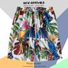 Hawaiian Summer Men Quick-drying Beachwear Plus Size Swimsuit Shorts Male Fashion Casual Loose Hawaii Printing Surf Board Shorts