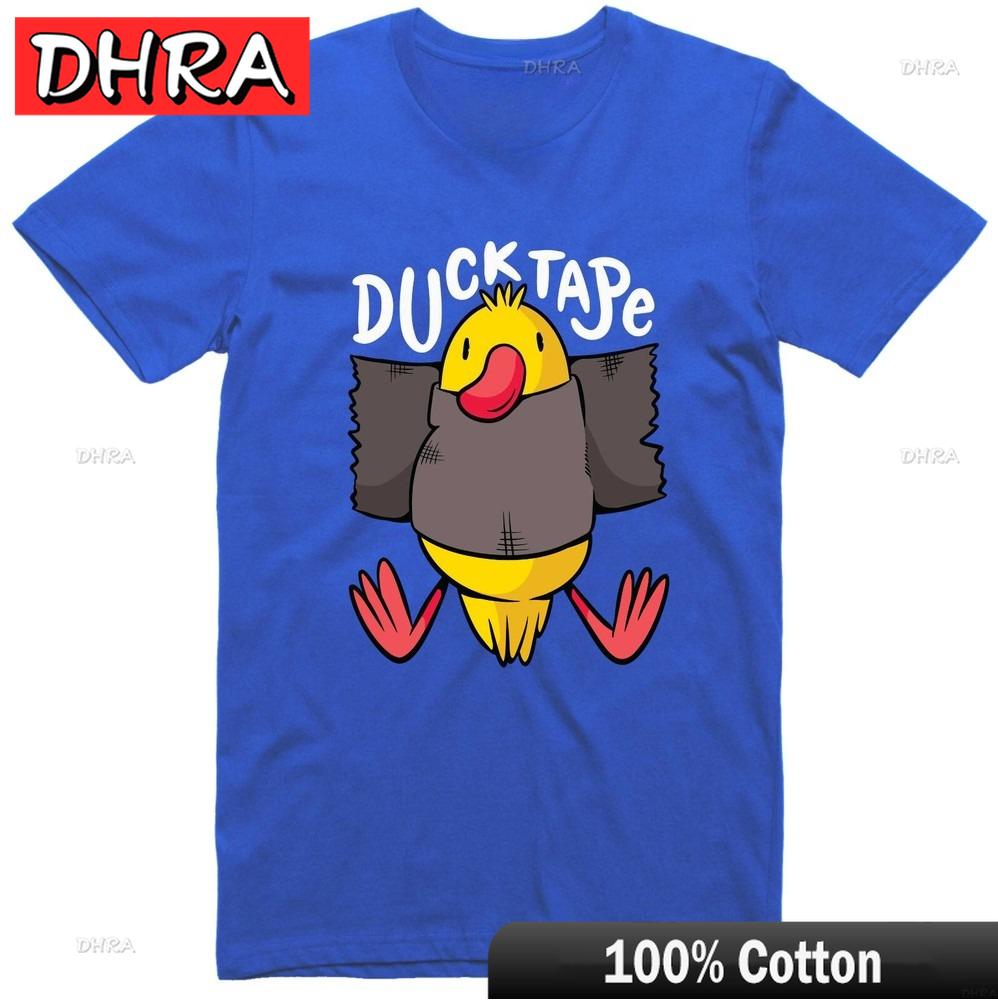 Funny T Shirt Duck Tape Print Regular Fit 100 Cotton Tee Tshirts Streetwear Unique Casual TShirts Tops for Unisex TShirt Girls