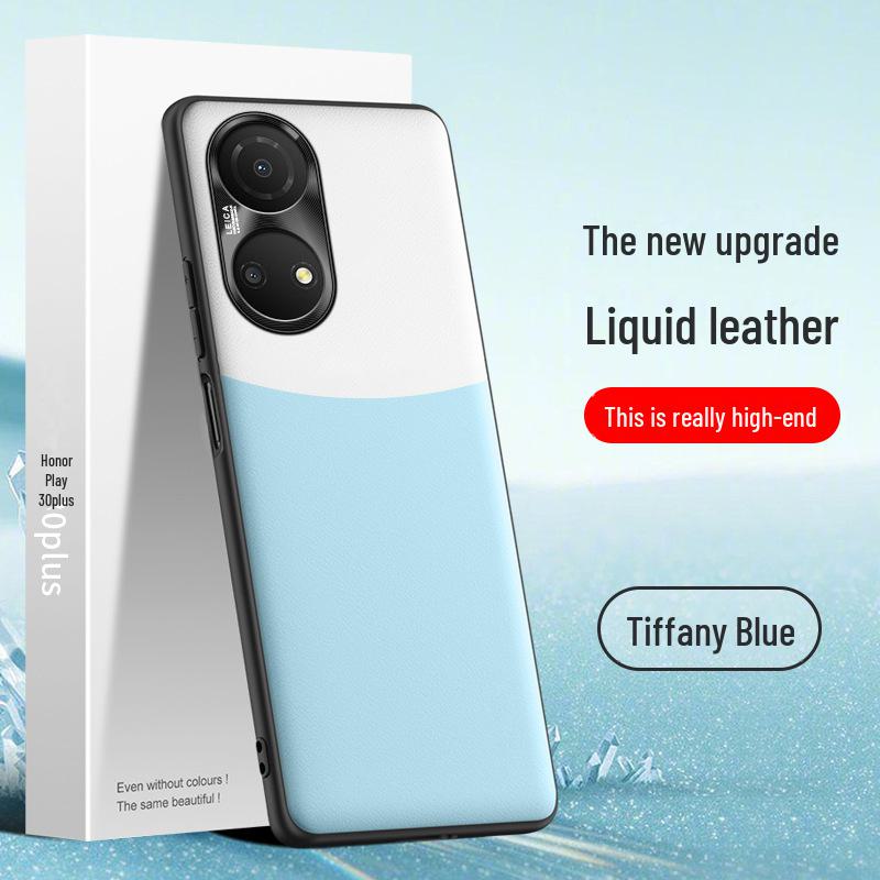 Премиальная защитная накладка из жидкой кожи для Honor Play 30 Plus - Защита от падений и стильный цельный дизайн