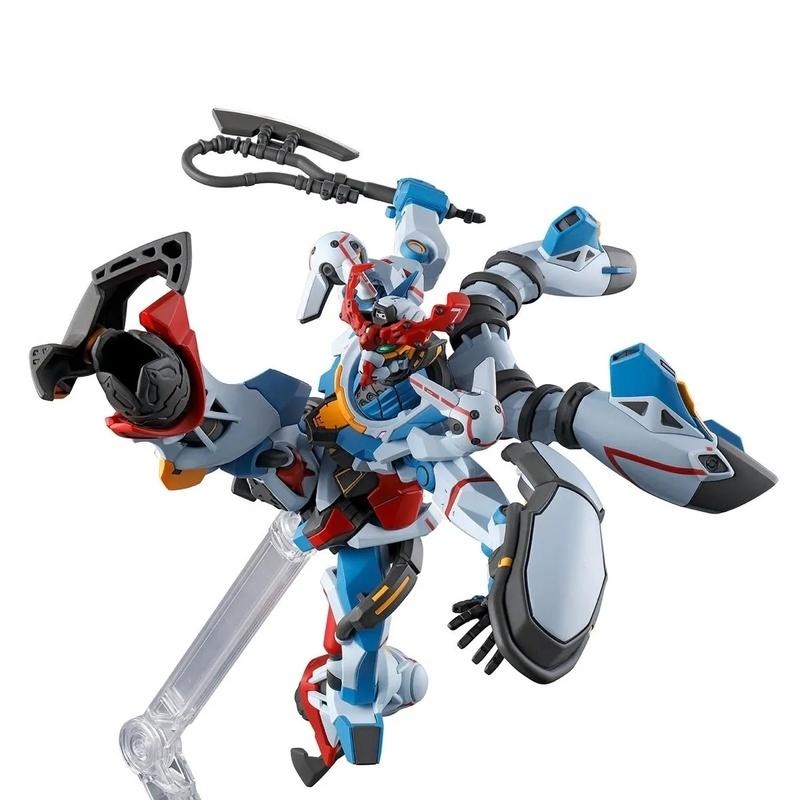 HG 1/144 GQuuuuuuX Сборная Модель Фигурка-трансформер Игрушки-головоломки для Мальчиков Коллекционная Настольная Фигурка Кукла Подарок Двойные Головы