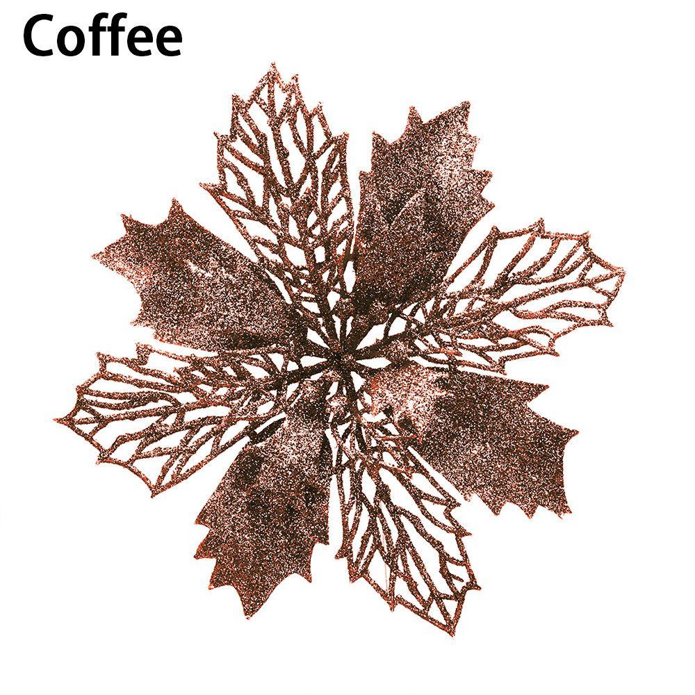 New Year Decor Christmas Flowers Fake Flowers Home Xmas Ornaments Christmas Tree Decorations