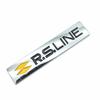 3D Metal RS Line Logo Rear Trunk Emblem Badge Side Fender Car Sticker Decals Car Styling Accessories