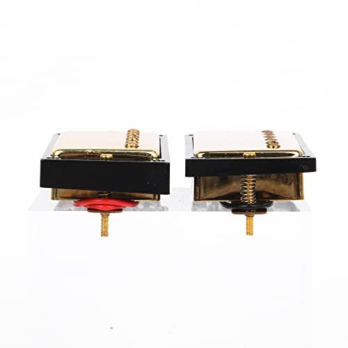 Yibuy Gold Double Coil Sealed Humbucker Pickup Set для электрогитары