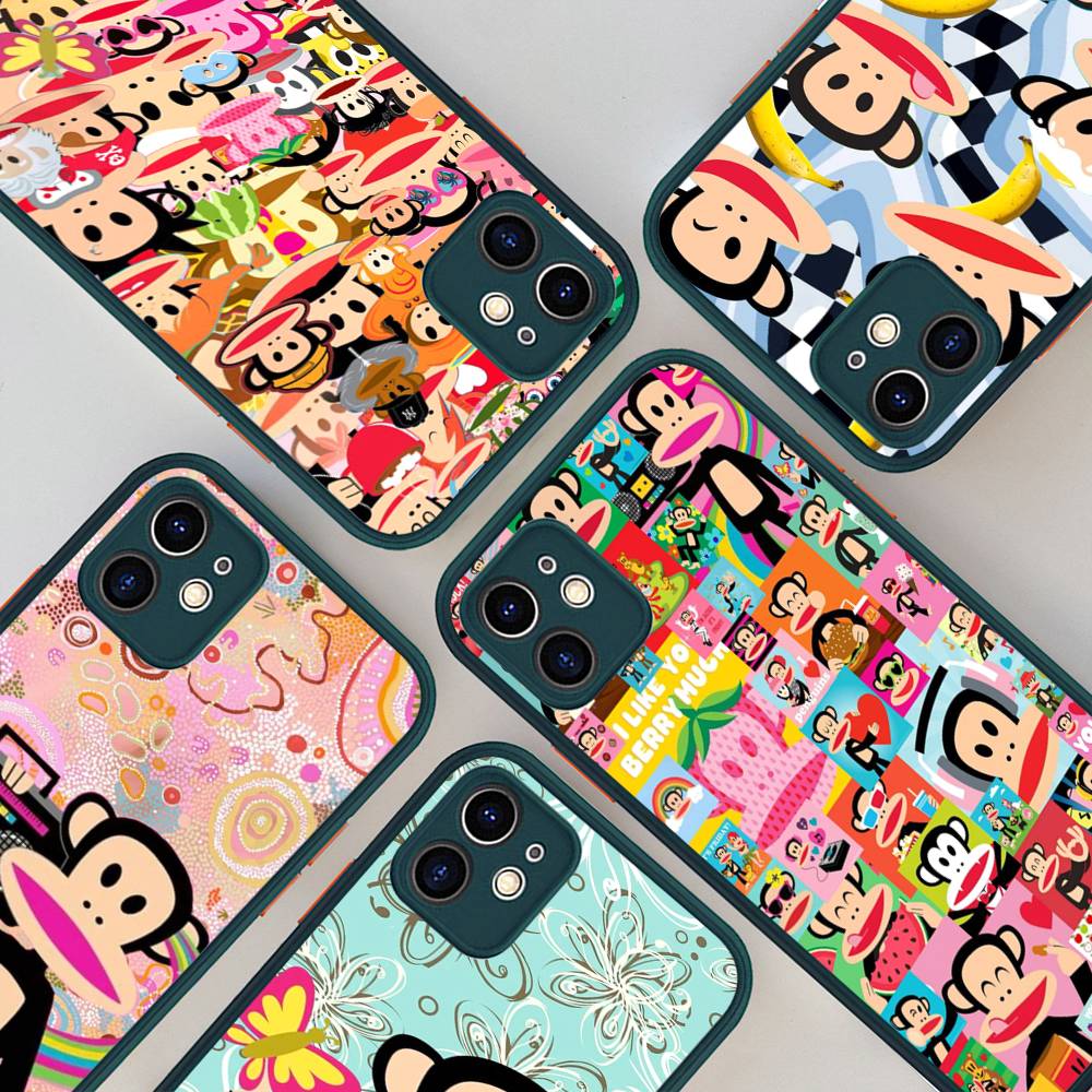 Famous Luxurious P-paul F-frank For iPhone 16 15 14 13 12 11 Pro Max X XS MAX Plus Translucent Black Phone Cover