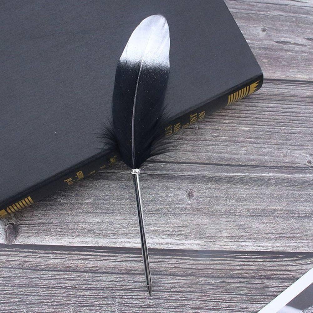 School Office Supplies Novelty Stationery Smooth Signature Ballpoint Pens Feather Pen Writing Tool