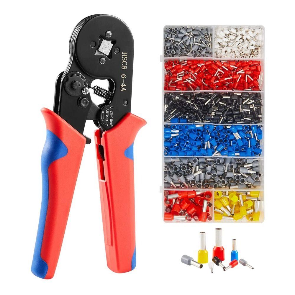 Self-adjustable Wire Ferrules Crimpers Terminal Crimping Tool Wiring Installation