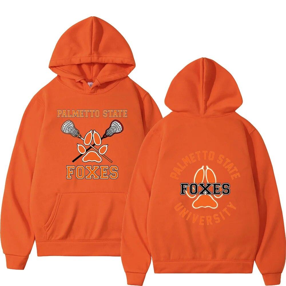 Streetwear The Foxhole Court Palmetto State Foxes Printed Unisex's Hoodie Pullover Unisex Hoodies Women Hip Hop Sweatshirt Clothes