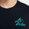 Jordan Embroidered Letter Print Casual Sport Crew Neck Long Sleeve T-Shirt Men Tops Black DC6647-010