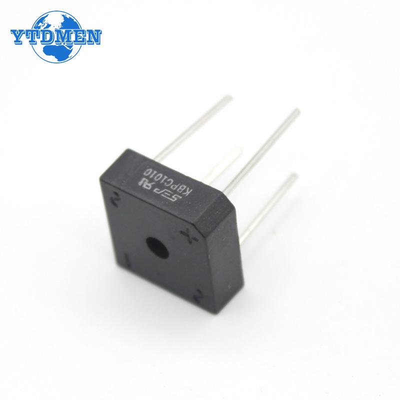 5PCS Diode KBPC1010 Bridge Rectifier 10A 1000V Electronic Component Bridge Rectifiers Set