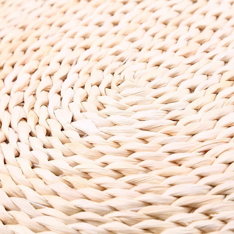 WCIC Изоляционная подставка для столовых приборов из кукурузной кожуры, соломенного плетения, подставка для чашки, коврик для обеденного стола, противоскользящий держатель для горшков