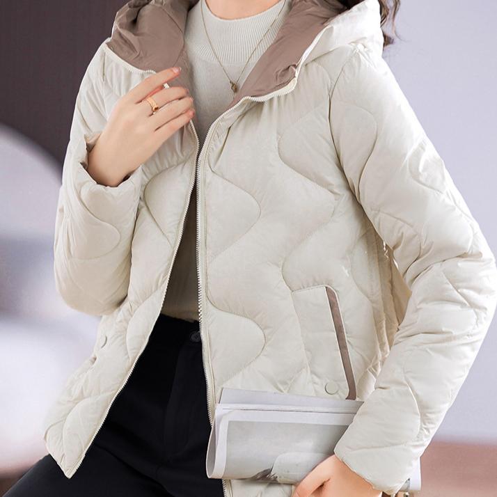 Куртки для женщин с капюшоном женские хлопковые набивные толстые пэчворк женские пальто винтажная верхняя одежда тренд Y2k мода теплое пальто