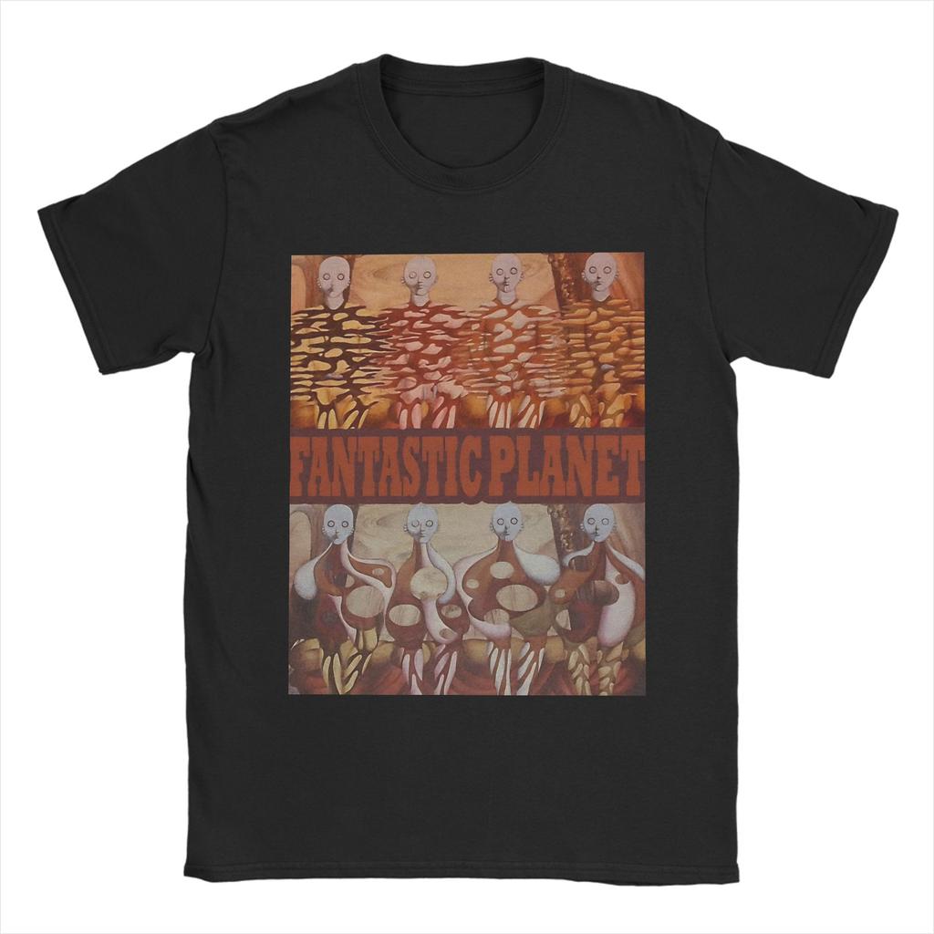 Fantastic Planet La Planete Sauvage T Shirt Unisex Cotton Top Tee Harajuku Round Neck Short Sleeve
