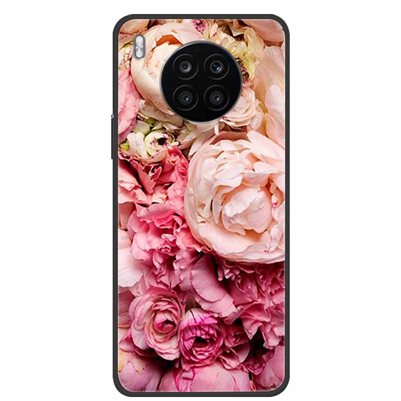 For Honor 50 Lite Case Shockproof Soft silicone TPU Back Cover For Huawei Honor 50 Lite Phone Cases Honor50 Lite Cute Cartoon