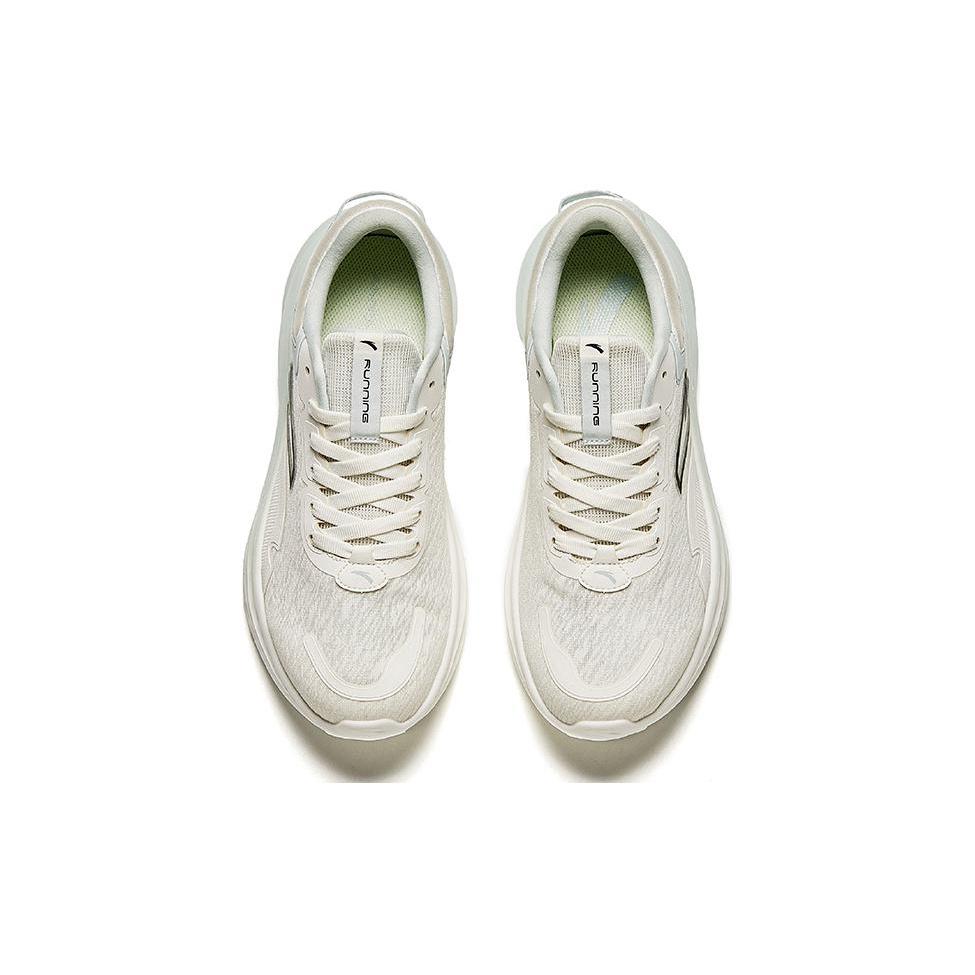 Anta Comfortable Slip Resistant And Breathable Slip Resistant And Breathable Low top Running Shoes Men's Beige 912425517-2