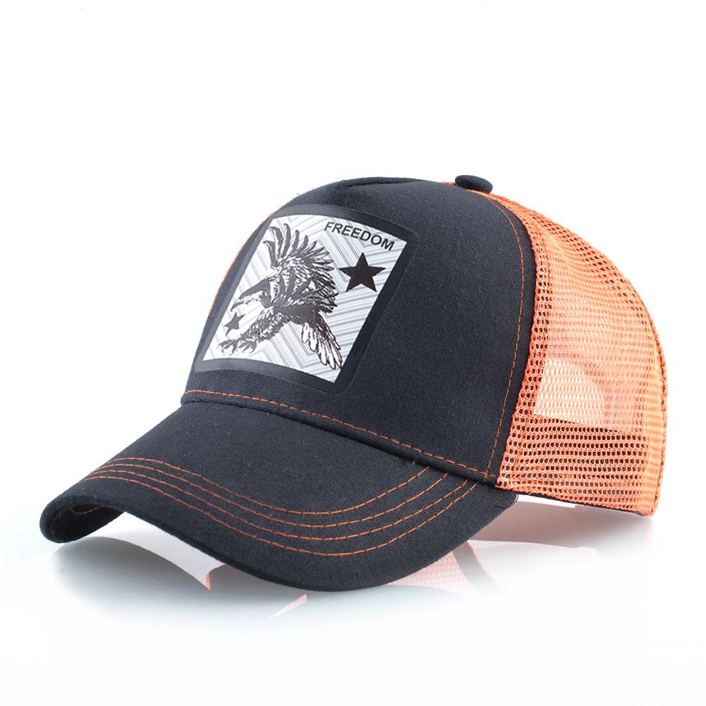 Mesh Baseball Cap Men's Dad Hat Women Breathable Snapback Caps Summer Visor Hat Freedom Trucker Cap