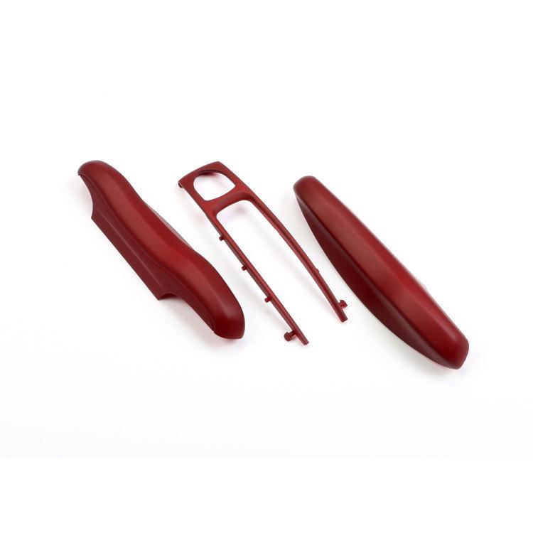 Fits Porsche Key Shell: New Cayenne, Macan, Panamera, 718, Taycan - Ice Raspberry Pink Matte Gray Solid Color