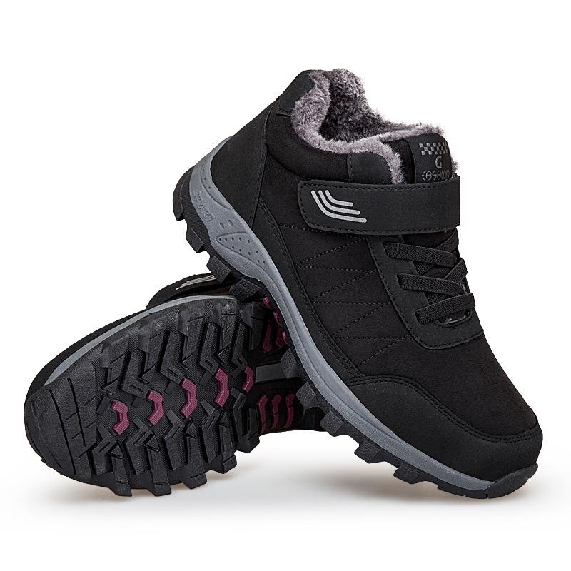 Интернет знаменитости обувь для пожилых людей зимняя хлопковая обувь бархат теплые ботинки для ходьбы среднего и пожилого возраста зимние ботинки для мужчин зимние ботинки для мужчин