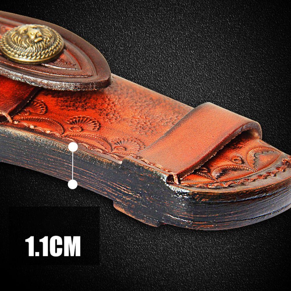 Кобура кожаный чехол-держатель фонарика чехол для переноски в лагере на открытом воздухе чехол с петлей для ремня складной нож инструмент