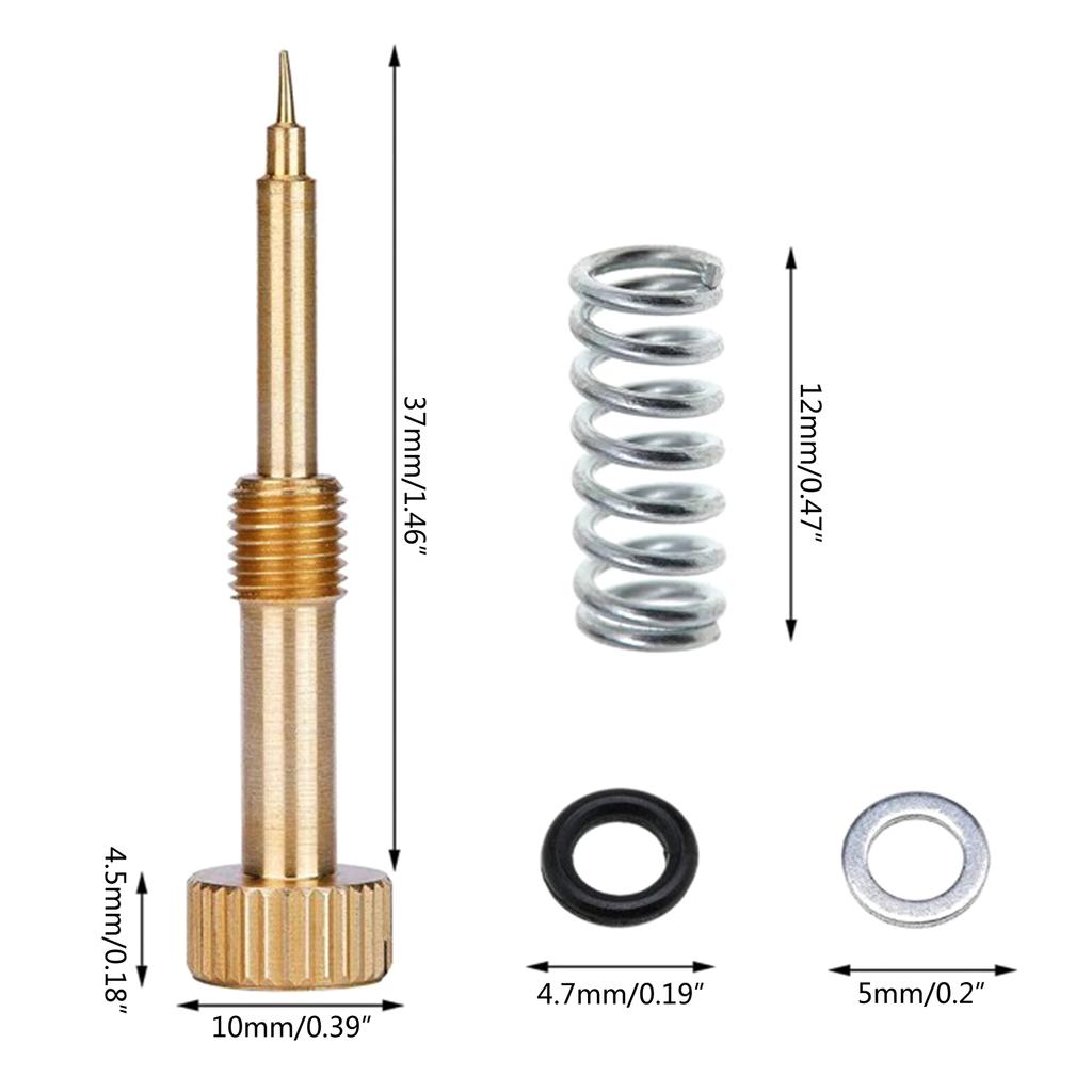 Высокопроизводительный ремкомплект карбюратора Винт регулировки холостого хода с аксессуарами Замена Простая установка Используется для CV40 CVK34