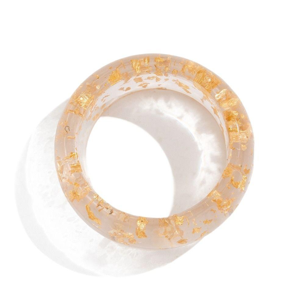 Vintage Resin Exaggerate Bangles Transparent Wood Hand Ring Chunky Bracelets Women Women