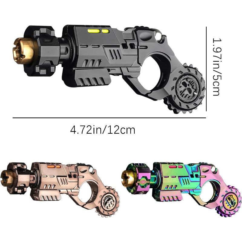 EDC Снятие стресса Спиннер-запускатель, Удовлетворяющий гаджет для снятия тревожности у взрослых, Настольный и портативный инструмент для релаксации в тактическом стиле