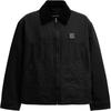 Cotton Zip-Up Long Sleeve Jacket Men Jackets Black CW691-BLK