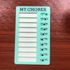 Plastic Chore Chart Reusable My Chores Checklist Board Task Tracker Planner  Time Management