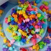 10/30/50Pcs Mini Shaped Suction Cups Soft Rubber Monster Animal Suction Cups Home Living Room Decoration For Relaxing JXB
