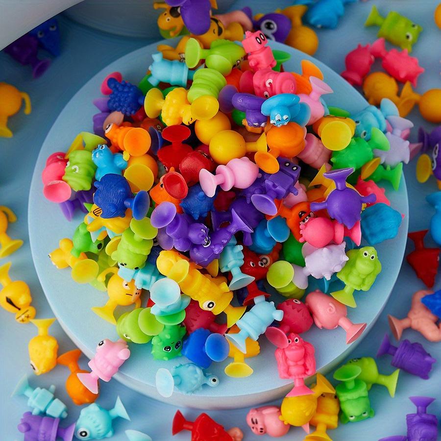 10/30/50Pcs Mini Shaped Suction Cups Soft Rubber Monster Animal Suction Cups Home Living Room Decoration For Relaxing JXB