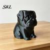 Indoor Succulents Planter 3D Printed Pug Pot, Decorative Dog Flowerpot for Desktop Decor Outdoor, Cactus Plants Container, Pet Lover Gift Pot