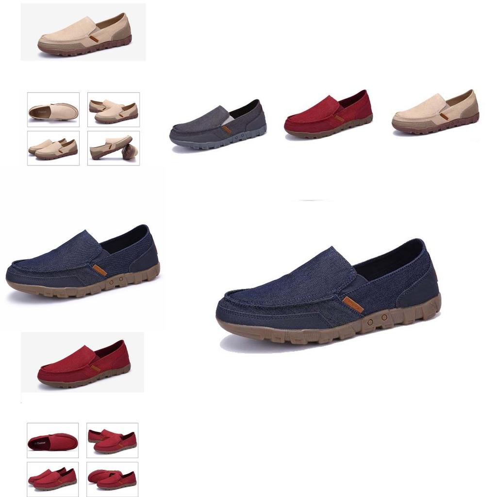 Elegant Men's Casual Canvas Shoes With Breathable And Comfortable Design